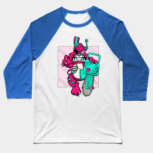 White rabbit zombie robot monster Baseball T-Shirt